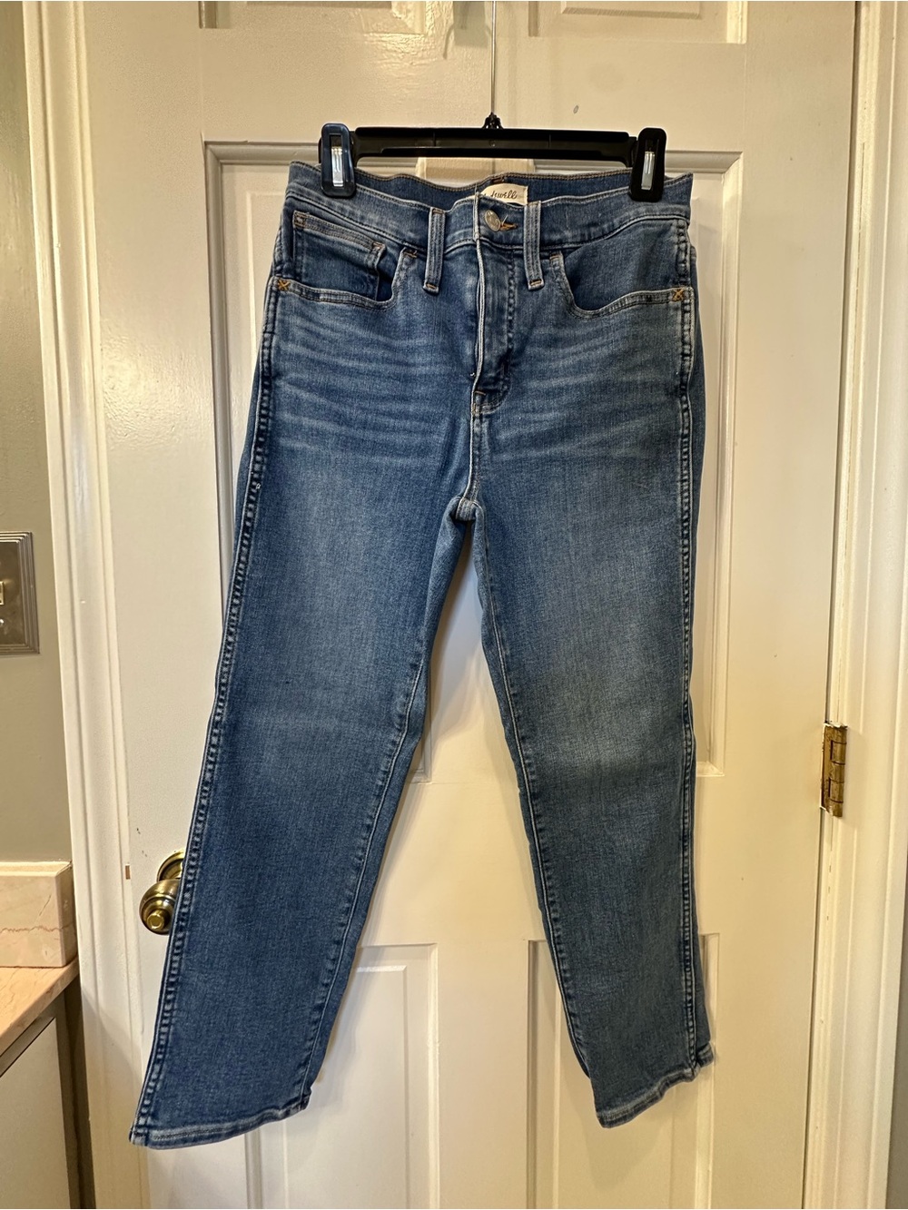 Madewell mid-Rise Women’s straight leg Jeans - Blue size 28P